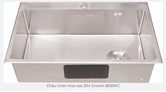 Chậu rửa chén Erowin 1 hộc 8050VC