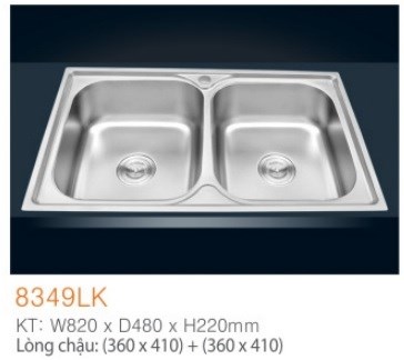 Chậu rửa chén EROWIN sus 304 - 8349LK