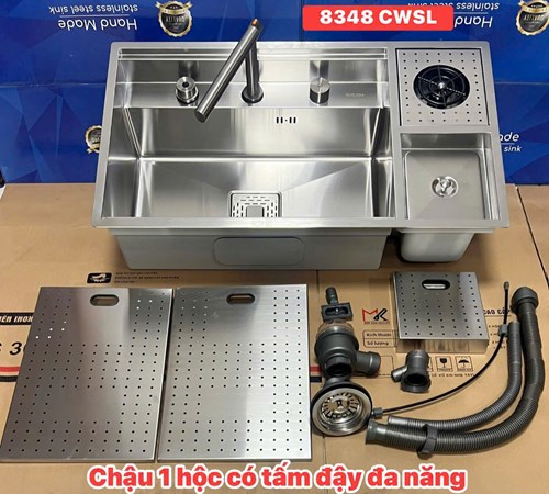 Chậu rửa chén Inox 304- 8348-CWSL