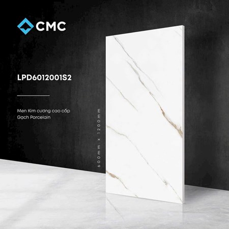 Gạch CMC 60x120cm Siêu bóng  LPD6012001S2