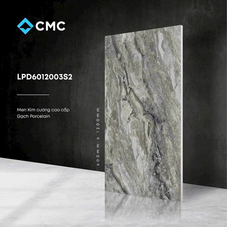 Gạch CMC 60x120cm Siêu bóng  LPD6012003S2
