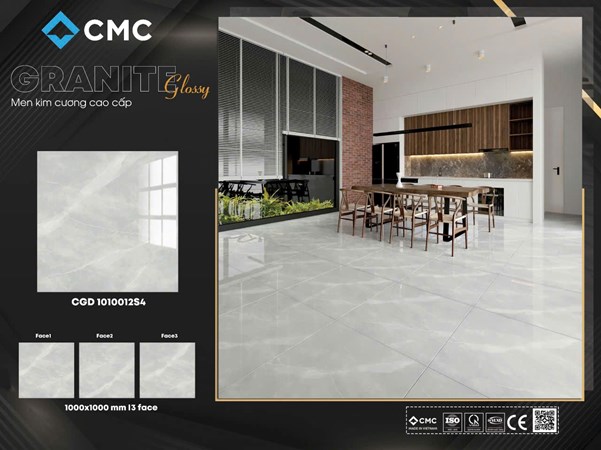 Gạch CMC Bóng  100x100cm CGD1010012S4