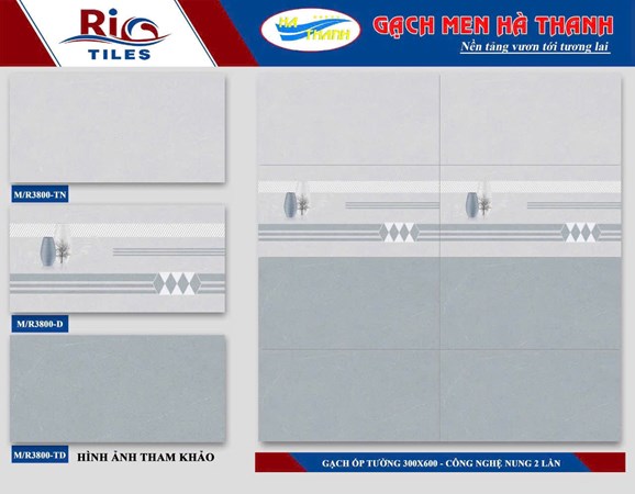 Gạch Hà Thanh 30x60cm M/R3800 men mờ