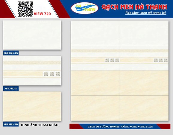 Gạch Hà Thanh 30x60cm M/R3803 men mờ