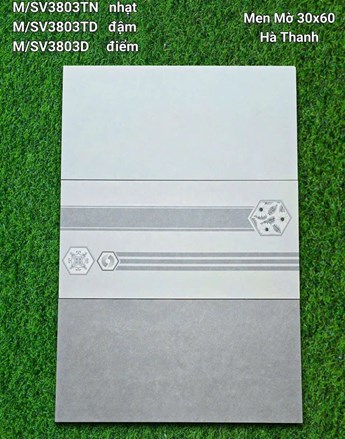 Gạch Hà Thanh 30x60cm M/SV3803 men mờ