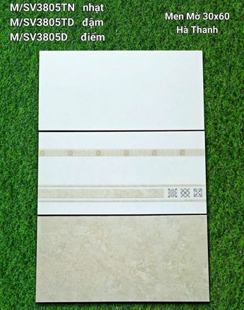 Gạch Hà Thanh 30x60cm M/SV3805 men mờ