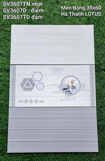 Gạch Hà Thanh 30x60cm SV3607 men bóng 