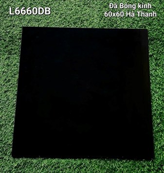 Gạch Hà Thanh 60x60cm L6660DB Đen bóng 