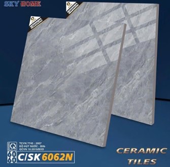 Gạch men bóng Hà Thanh 60x60cm 6062N
