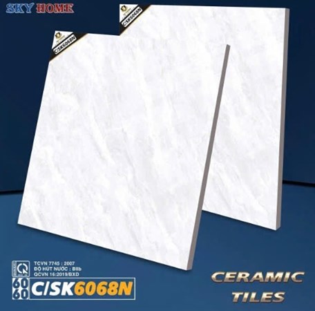 Gạch men bóng Hà Thanh 60x60cm 6068N