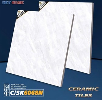 Gạch men bóng Hà Thanh 60x60cm 6068N