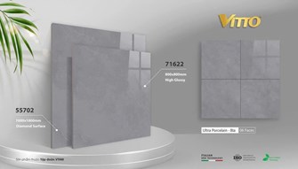 Gạch VITTO 100x100cm bóng 55702