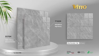 Gạch VITTO 100x100cm bóng 55704
