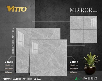 Gạch VITTO 60x60cm 73017 siêu bóng 