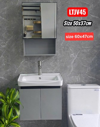 Lavabo tủ Gương Led  LT 44- 80x47 cm