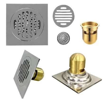 Phễu thoát sàn Inox 304 - 011B-12cm