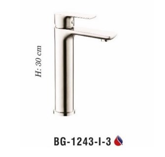 Vòi lavabo BIGGO nóng lạnh Inox 304 BG-1243-I-3