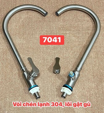 Vòi rửa chén lạnh VCL04 Inox mờ 