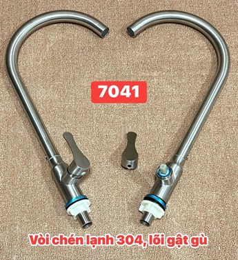 Vòi rửa chén lạnh VCL04 Inox mờ 