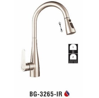 Vòi rửa chén nóng lạnh Inox 304 Biggo BG-3265-IR